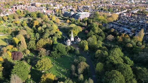 Hampstead Cemetery Stock Footage 260630946