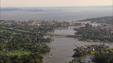 Hampton aerial Stock Footage 65387879