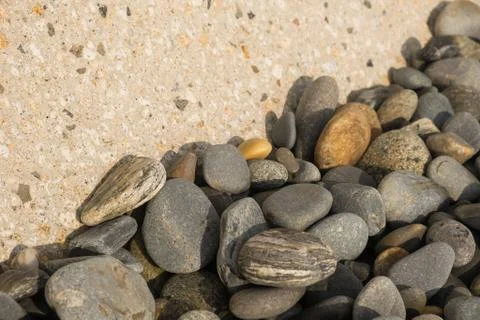 Hampton Beach Rocks Stock Photos