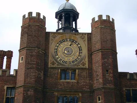 Hampton Court Clock Stock Photos