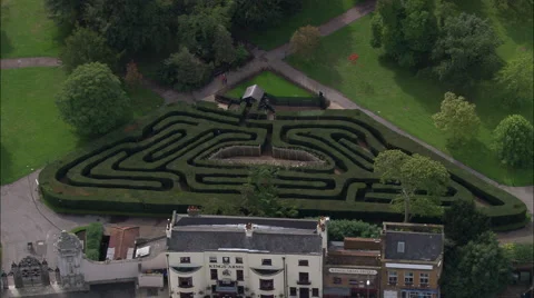 Hampton Court Maze Stock Footage 65201543