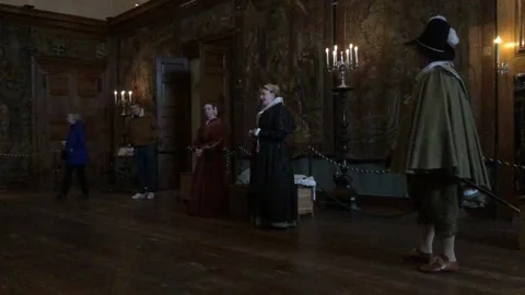 HAMPTON COURT PALACE Stock Footage 135539875