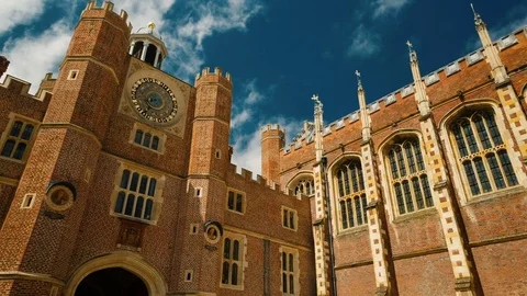 Hampton Court Palace, London, England, UK Stock Footage