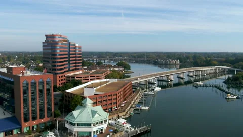 Hampton University Aerial Video stock 164983239