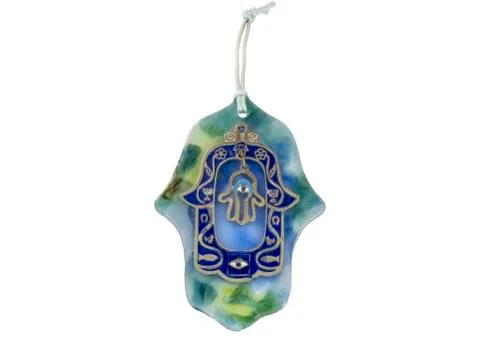 Hamsa hand amulet Stock Photos