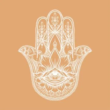 Hamsa meh 2 zz Stock Illustration