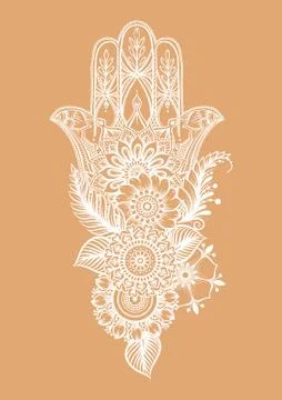 Hamsa meh 2 zz Stock Illustration
