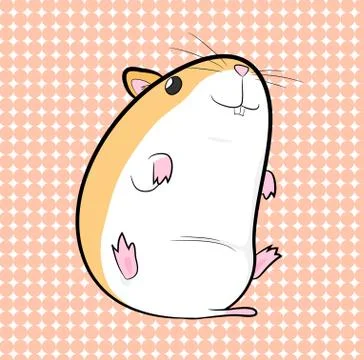 Hamster Cartoon Stock Illustration