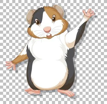 Hamster in cartoon style イラスト素材