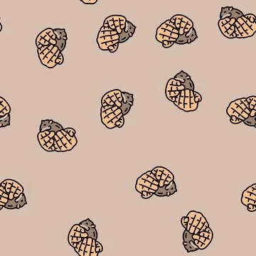 Hamster hand pet vector seamless pattern Stock Illustration