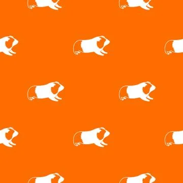 Hamster pattern seamless Stock Illustration