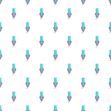 Hamster water bottle seamless pattern for pet accessory design Stock Illustration
