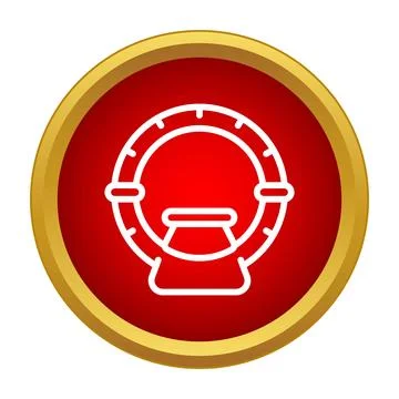 Hamster wheel icon for a pet activity Illustrazione stock