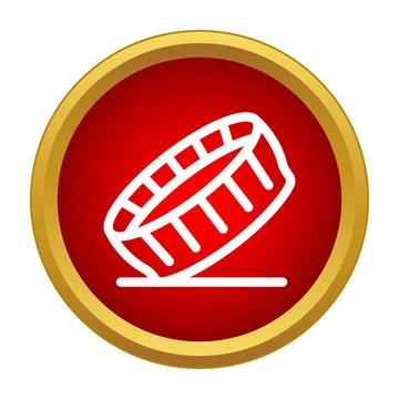 Hamster wheel icon representing pet exercise and activity Stock Illustration