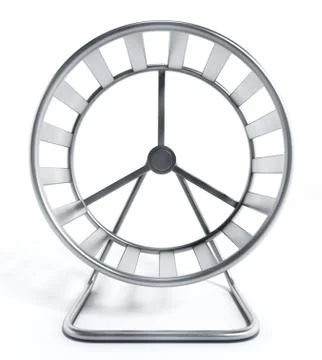 Hamster wheel Stock Illustration