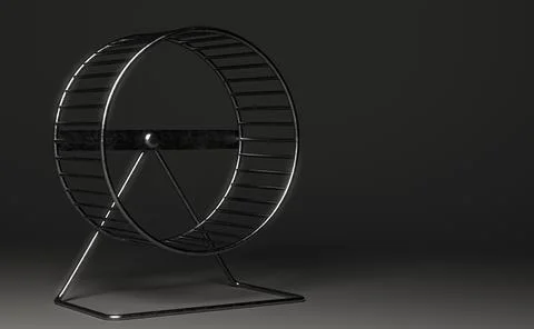 Hamster Wheel Stock Illustration