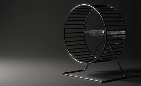 Hamster Wheel Stock Illustration