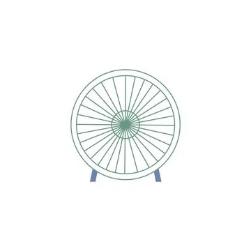 Hamster wheel for jogging flat style, vector illustration Illustrazione stock