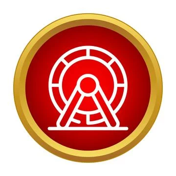 Hamster wheel symbol for pet exercise and activity Stock Illustration