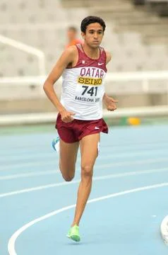 Hamza Driouch of Qatar Stock Photos