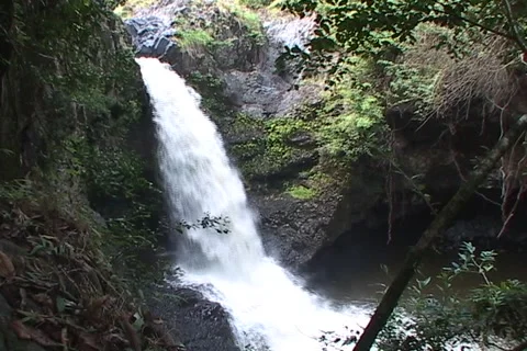 Hana Waterfall 1 Stock Footage 1069747