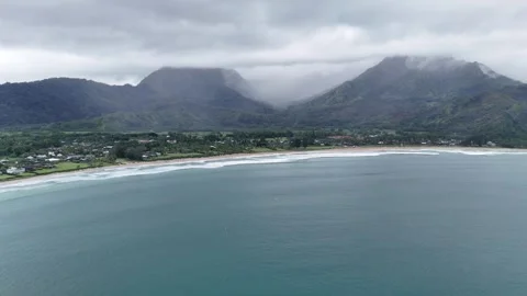 Hanalei Bay Stockbeeldmateriaal 254996115
