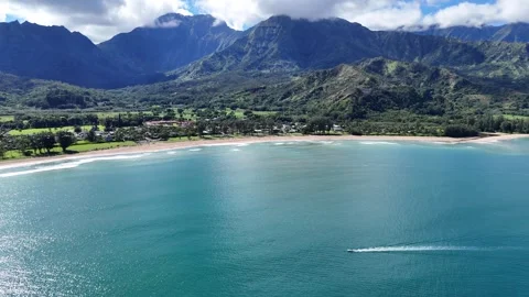 Hanalei Bay Stockbeeldmateriaal 254998240