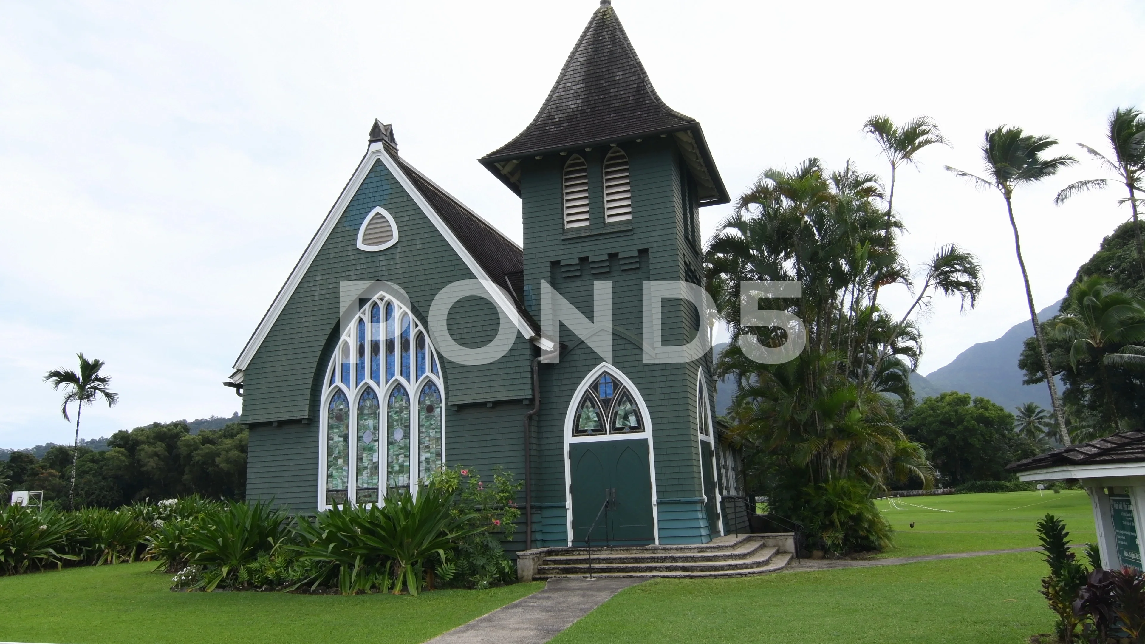 Waioli Huiia Church, Hanalei, Kauai, Hawaii загрузить