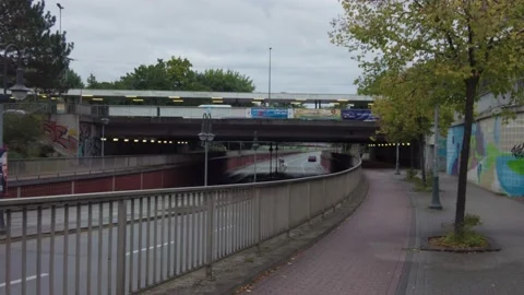 Hanau, Germany - Underpass #1 Stock Footage 163686997