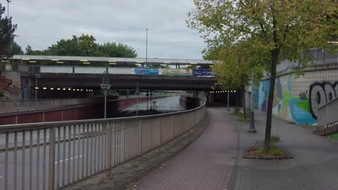 Hanau, Germany - Underpass #2 Stock Footage 163686917