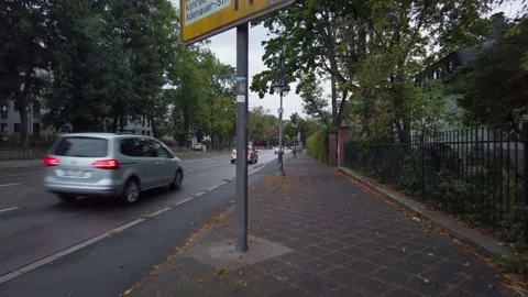 Hanau, Germany - Walking down a street #2 Stock Footage 164245339
