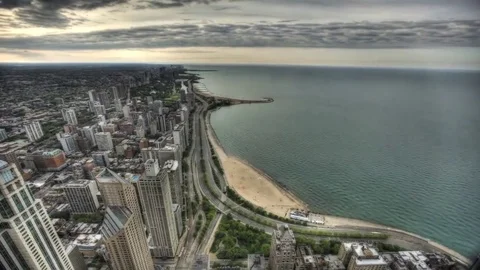 Hancock Building Time Lapse Chicago 動画素材 78486166