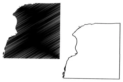 Hancock County, Illinois (U.S. county, United States of America, USA, U.S., U Stock Illustration