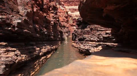 Hancock Gorge Stock Footage 8848366