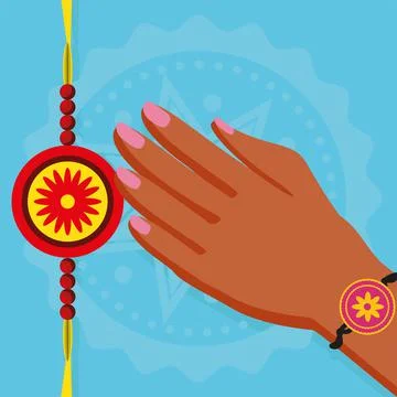 Hand with accessory bracelet Stock Illustration