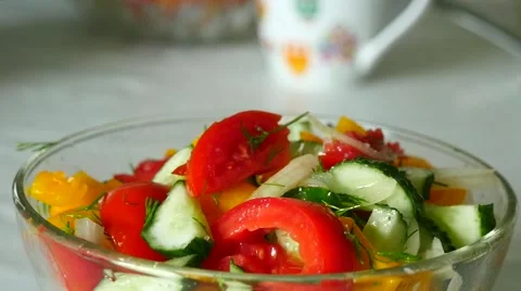 Hand Adding Salt Using Salt Shaker Slow Motion 스톡 동영상 55192238