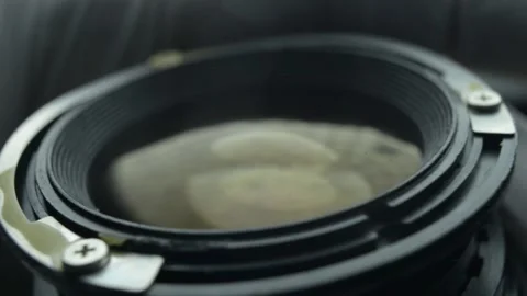 Hand Adjusting Camera Lense Stock Footage 137549954