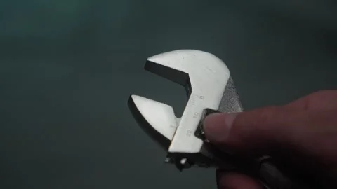 Hand Adjusting Wrench. Stock Footage 278461700