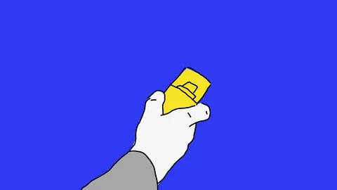 Hand with Aerosol Paint Stock Footage 94757513