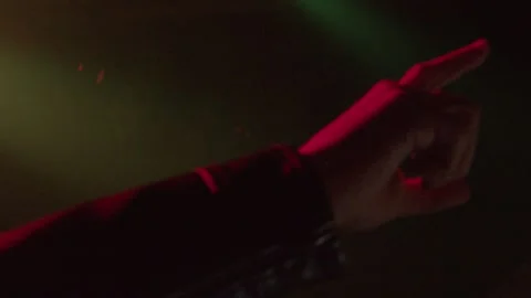 Hand in the air at a rave  Stock-Footage 248172116