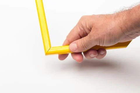 Hand and basic colour range Stock Photos