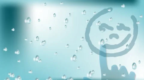 Hand and drops Stock Footage 42050945