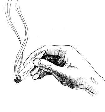 Hand and joint Illustrazione stock