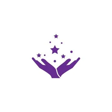 Hand and star Illustration