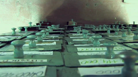 Hand And Storage Boxes 003 Stock Footage 668771