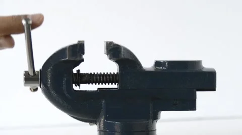 Hand and table vise clamp with closed jaws Vidéo 67977944