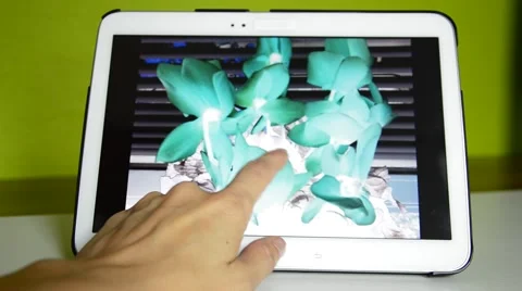 Hand and tablet pc Stock-Footage 42888167