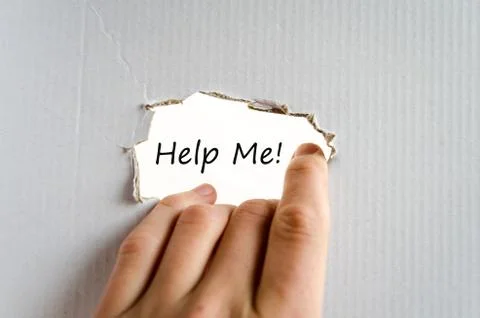 Hand and Text Stock Photos