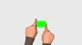 Hand and touchscreen 4 HD Footage