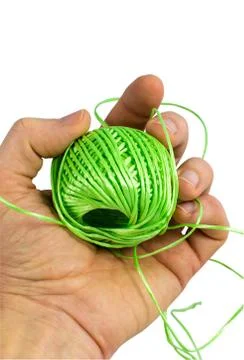 Hand and wool Stock Photos